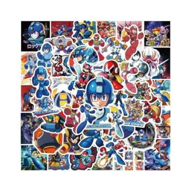 Imagem de Adesivos De Graffiti Do Mega Man 60pcs Para Decoração De Mala, Laptop,