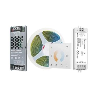 Imagem de Fita De LED COB Flexível 5M 10M 20M 24V Regulável CCT 2700K-6500K Com 