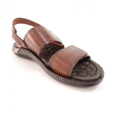 Imagem de Sandália Couro Pegada 133154-01, Marrom, 40