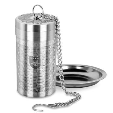 Imagem de Coador de chá de aço inoxidável 316 para chá de folhas soltas (2, pequeno)