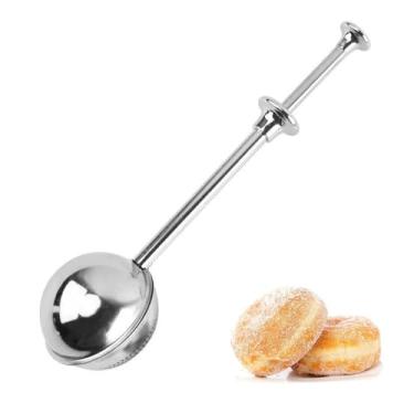 Imagem de Espanador de pó de aço inoxidável com uma mão para assar