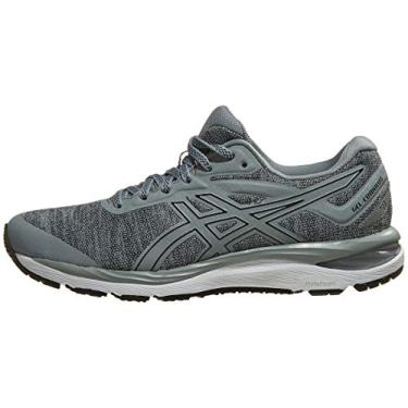 Imagem de ASICS Tênis de corrida feminino Gel-Cumulus 20 MX, Pedra cinza/preta, 35