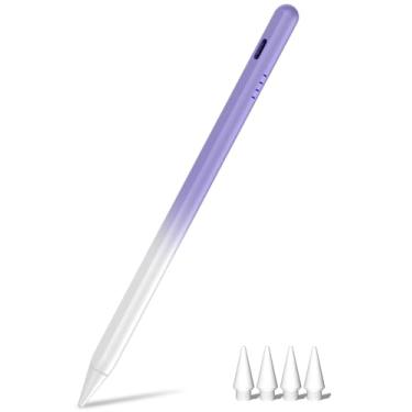Imagem de Caneta Stylus para iPad 2018-2025, 2 lápis ativo de carga rápida com rejeição de palma compatível com Apple iPad 11(A16)/10/9/8/7/6, i-Pad Pro M4/32.8 cm/27.9 cm, Air M3/M2/5/4/3, Mini 6/5-gradiente