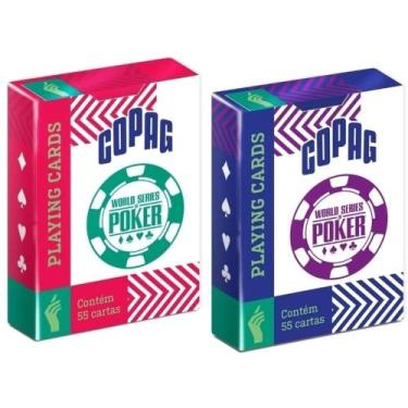 Imagem de Baralho WSOP Plástico Copag Poker Profissional 55 Cartas PVC - Copag &