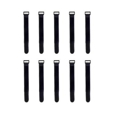 Imagem de Fita Mágica De Nylon Reutilizável 10 Peças, Fitas De Gancho E Laço Aut