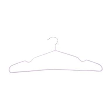 Imagem de Cabide de Roupa Slip Plástico Econômico Espaço para Casaco e Camisa Adulto Uso Residencial