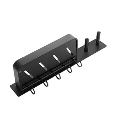 Imagem de Suporte para secador de cabelo, suporte para pendurar na parede, suporte para secador de cabelo, simples, doméstico, banheiro, secador de cabelo, suporte para secador de cabelo