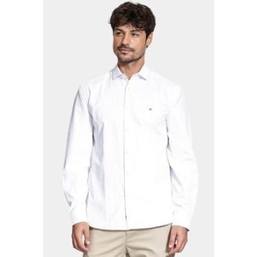 Imagem de Camisa Aramis Manga Longa Algodão Misto Branco-Masculino