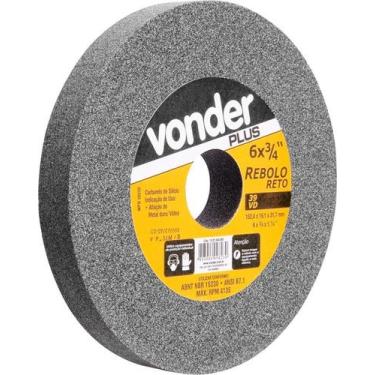 Imagem de Rebolo Reto 152,4X19,0X31,8 G120 Verde Para Vídea 39Cvd - Vo - Vonder 