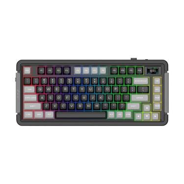 Imagem de Teclado Mecânico Sem Fio APLUS Gasket Zion com LCD, Bluetooth Cabo Removível Switch Gateron AKW500-Unissex
