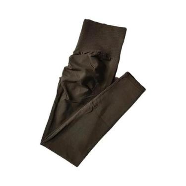 Imagem de Leggings De Yoga Sem Costura De Cintura Alta Para Mulheres, Calças De 