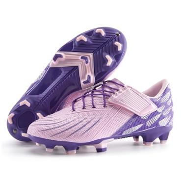 Imagem de PATPAT Chuteiras De Futebol Para Meninos E Meninas, Calçados Esportivos Ao Ar Livre, Treinamento Leve, Unissex, Infantil, Juvenil, Futsal, Grama Sintética Firme, Flexível, Durável, Confortável, Traç