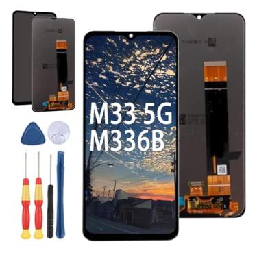 Imagem de Yuxyiony Nova tela de substituição para tela LCD Samsung Galaxy M33 5G M336BU SM-M336B e acessórios de ferramentas de substituição