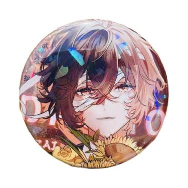 Imagem de Broche/Pin De 58mm Anime Bungo Stray Dogs Dazai Osamu Chuuya Edogawa R