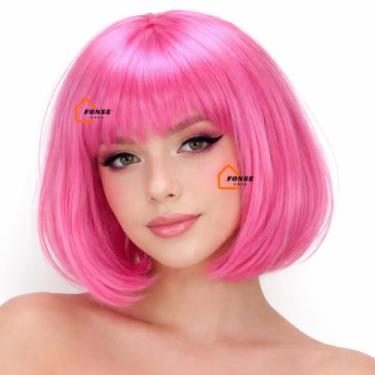 Imagem de Peruca Colorida Para Fantasia Feminina Criativa Carnaval - Genérica, R