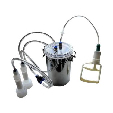 Imagem de Ordenhadeira Manual Portátil 2L Para Ovelhas E Vacas Com Bomba De Vácu