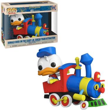 Imagem de Funko Pop Disney 65th 01 Donald Duck On The Casey Jr. Circus Train Attraction