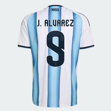 Imagem de Camisa Adidas Argentina Home 2026 9 J. Alvarez, GG