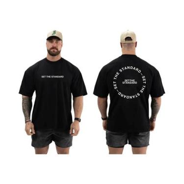 Imagem de Camiseta De Algodão Para Academia Masculina, T-Shirt Cbum Para Homens 