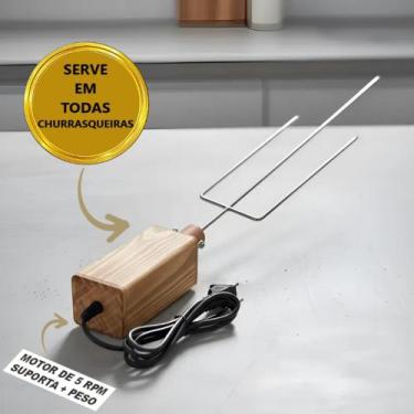 Imagem de Espeto Flex Giratório Premium Elétrico Churrasco 110v/220v - Eagles Eq