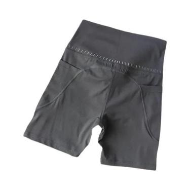 Imagem de Shorts Femininos De Cintura Alta Com Controle De Barriga E Efeito Leva