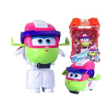 Imagem de Figuras De Ação Robôs Transformáveis Super Wings Para Crianças, Miniat