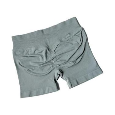 Imagem de Shorts Esportivos Femininos De Cintura Alta Para Verão, Respiráveis, C