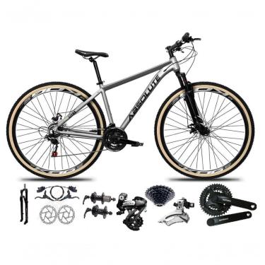 Imagem de Bicicleta Aro 29 Absolute Nero 5 Câmbios Shimano Altus 24v Freio Hidráulico Garfo Com Trava Cinza 21