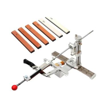 Imagem de Conjunto Profissional De Afiação De Facas Com Pedra De Amolar De Ângul