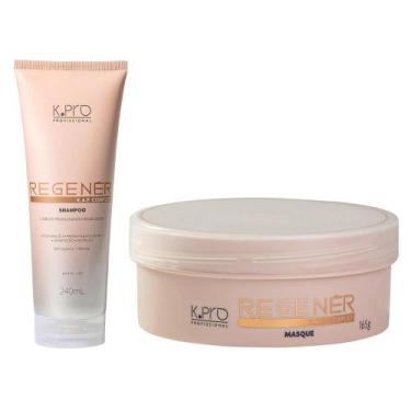 Imagem de Kit K-Pro Profissional Regenér K.A.P Complex - Shampoo 240ml + Máscara