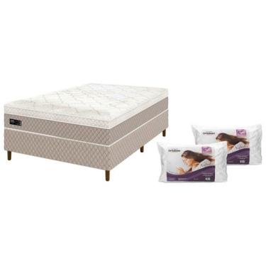 Imagem de Cama Box (Box + Colchão) Casal Umaflex de Molas - Ensacadas 56cm de Al