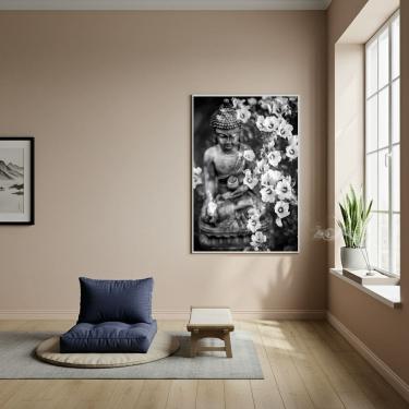 Imagem de Quadro Estátua de Buda - Símbolo de Inspiração - 70x50cm