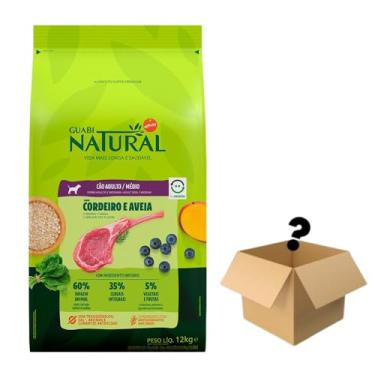 Imagem de Ração Guabi Natural Cães Adultos Porte Médio Cordeiro e Aveia 12 kg + Surpresa