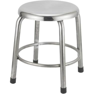Imagem de Banqueta De Aço Inoxidável Interna Multiuso Banqueta Baixa Sem Encosto Banqueta Alta Banqueta De Bar Banqueta Redonda, 45CM