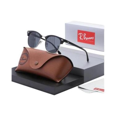 Imagem de Óculos De Sol Unissex Polarizados UV400 Clássicos Sem Armação Tendênci