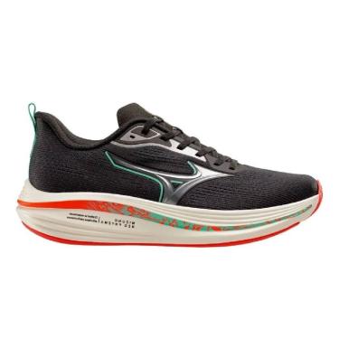 Imagem de Tênis Mizuno Neo Pryzma Masculino - 40 - Preto-Laranja-Masculino