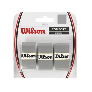 Imagem de Overgrip Grip Wilson Pro Comfort Cinza Com 03 Unidades