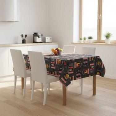 Imagem de Toalha De Mesa Elite Lanchonete Peça Pronta 1,38x1,38m Vinil - Plast.c