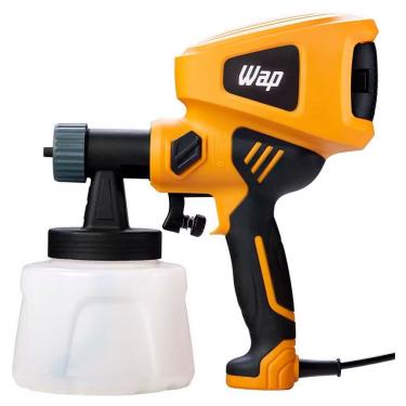 Imagem de Pistola de Pintura Elétrica EPP 400 para Trabalhos Domésticos com Potência 400W 900ML Amarelo com Preto WAP