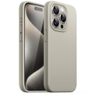 Imagem de Capa de telefone JeTech Silicone para iPhone 15 Pro Max 6,7"