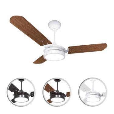 Imagem de Ventilador de Teto Ventex 150w Valen Led Turbo Silencioso Econômico 3 