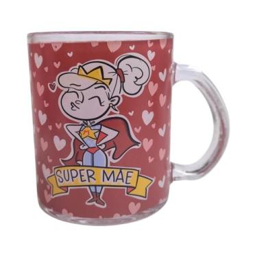 Imagem de Canecas de Dias Das Mães Lembrancinhas Mãe Luxo Vidro 330ml - KeHome, 