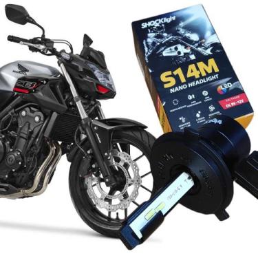 Imagem de Lâmpada Super Led Honda Cb 500 Headligth Nano S14 H4 6000k - SHOCKLIGH