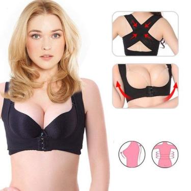 Imagem de Suporte Postural Feminino Discreto para Coluna e Ombros Corretor Ajust