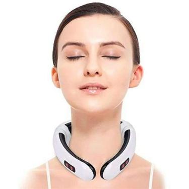 Imagem de Aparelho Massageador De Pescoço Relaxa Os Músculos Efeito Magnético - 