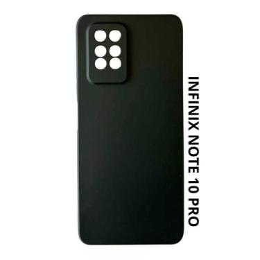 Imagem de Capa Capinha Aveludada Compatível Para Infinix Note 10 Pro - DB, Preto