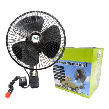Imagem de Ventilador Automotivo Caminhão Carro Vans Trailers 12v 8 Pol - Idea