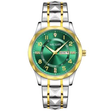 Imagem de Relógio masculino pulseira de aço inoxidável casual  à prova d´agua