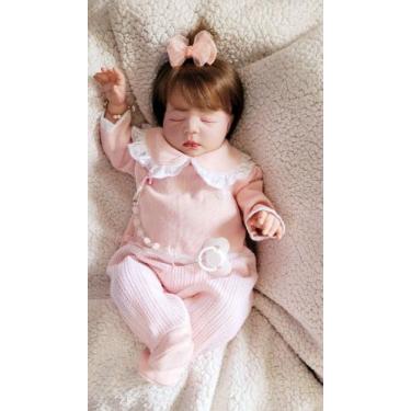 Imagem de Bebê Reborn Realista Silicone + enxoval BBateiro - Bbarteiro, Rosa cla