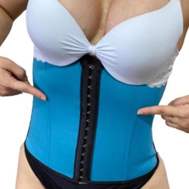 Imagem de Cinta Modeladora Redutora de Medidas Feminina Neoprene Colorida Femini
